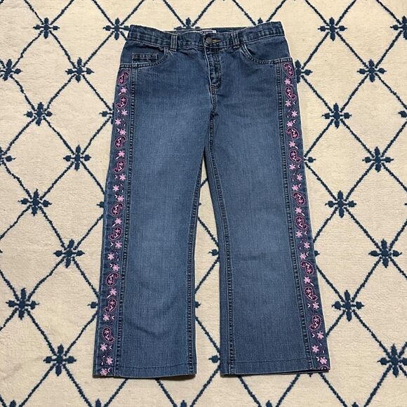 American Vintage Other - Vintage 2000s Y2K Embroidered Paisley Floral Jeans